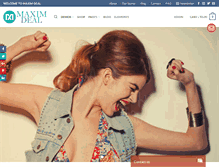 Tablet Screenshot of maximdeal.com